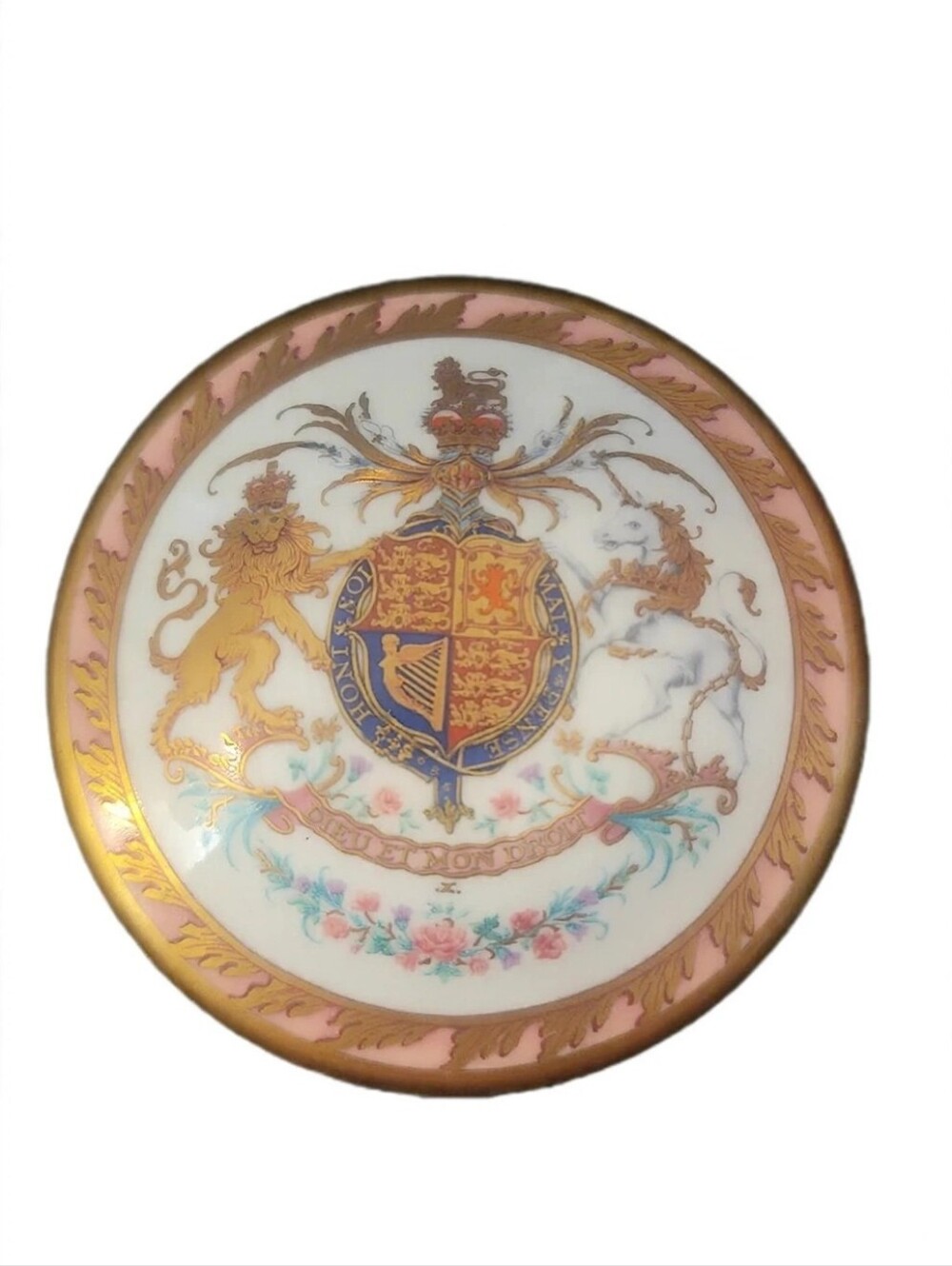 Official Palace 22K Gold Queen 80th Birthday Box 2006 - Royal Crown Derby